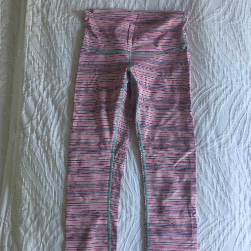 LULULEMON Spacedye Wunder Under Crop Size 2